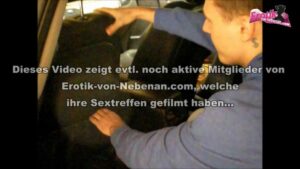 Leidenschaftliche Autositze-Affäre mit sinnlicher Gattin